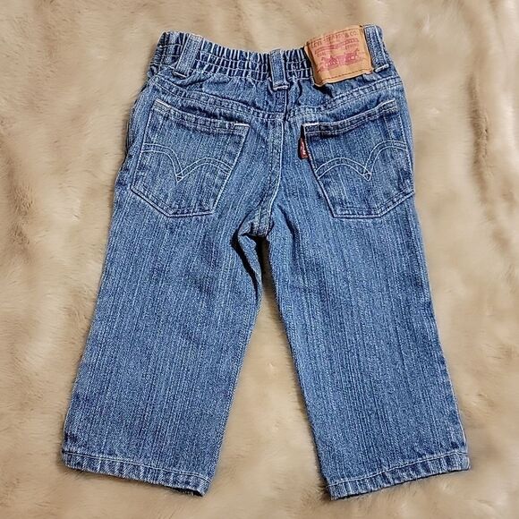 LITTLE LEVI'S 515 RELAXED FIT JEANS, SIZE 12 MONTHS - Picture 5 of 5